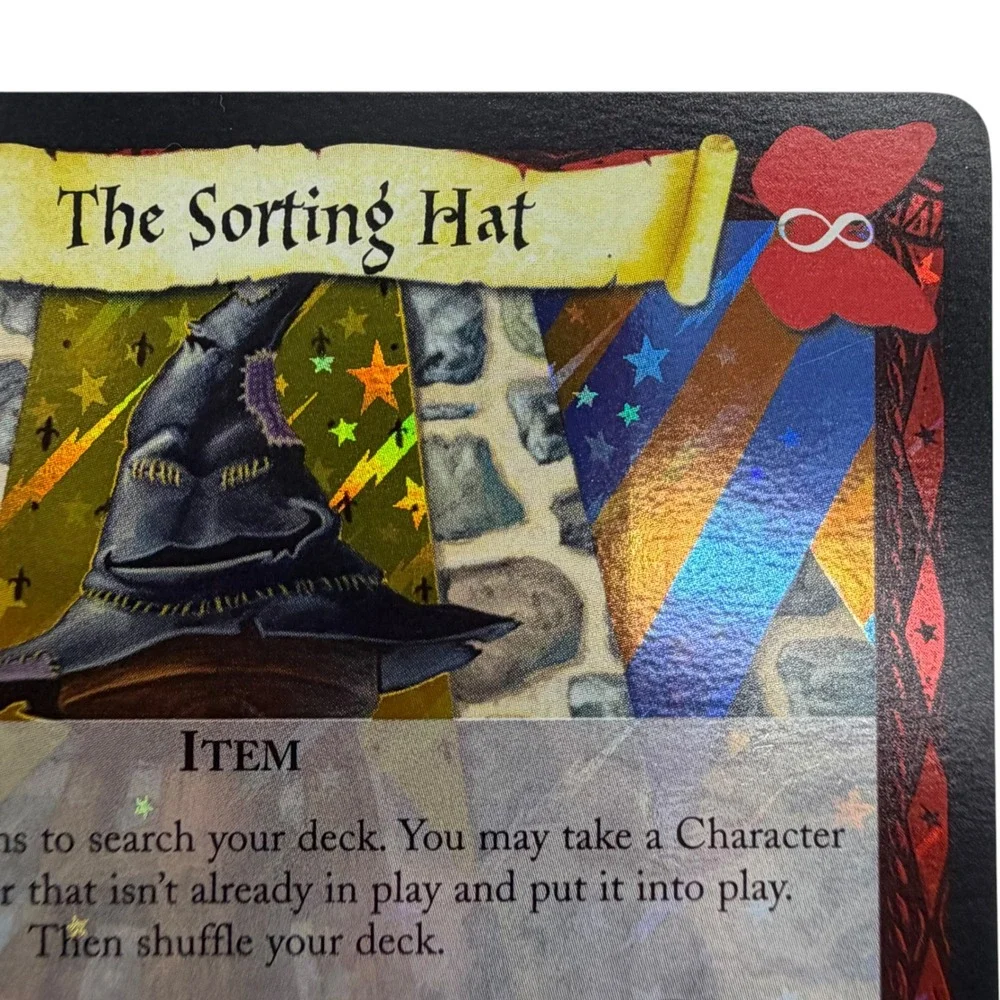 Harry Potter TCG The Sorting Hat 29/80 Rare Foil 2001 Wizards of the Coast Card